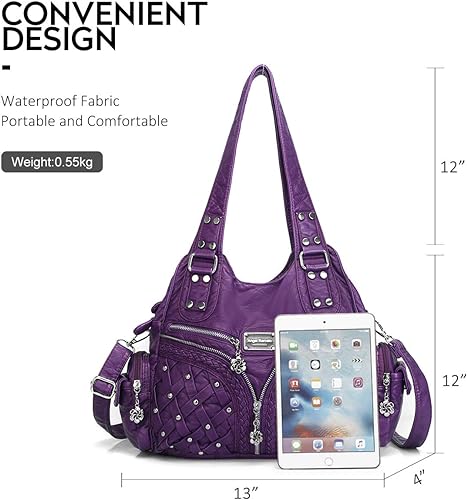 Women Fashion Handbag Tote Bag Shoulder Bag Top Handle Satchel Purse