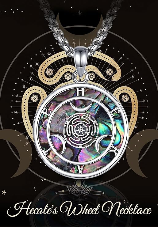 ONE :💎Hecate Wheel: Pendant Necklace Fine Jewelry 💎