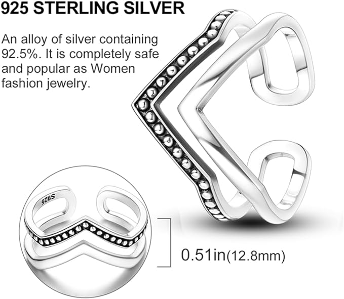 ONE: 925 Sterling Silver High Quality Ring