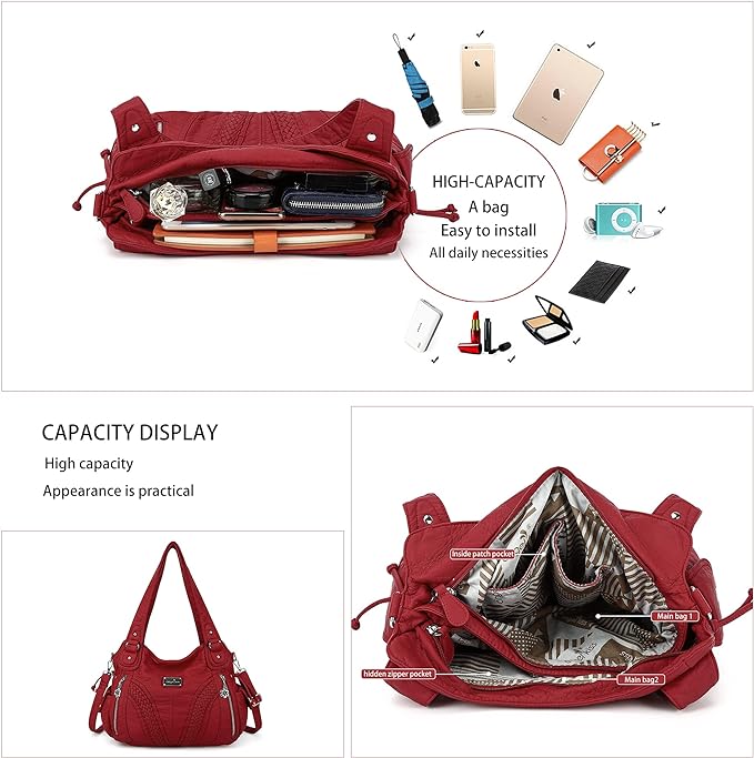 Women Fashion Handbag Tote Bag Shoulder Bag Top Handle Satchel Purse