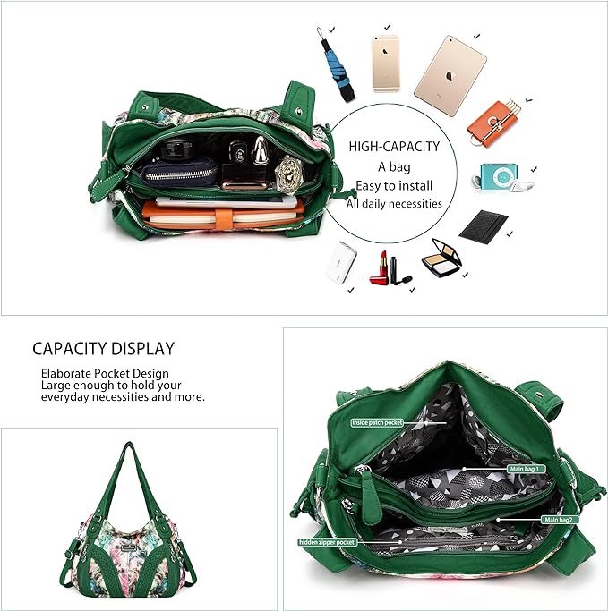 Women Fashion Handbag Tote Bag Shoulder Bag Top Handle Satchel Purse