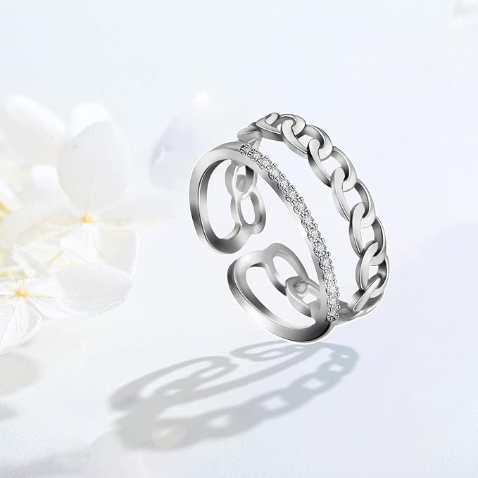 ONE: 925 Sterling Silver High Quality Ring