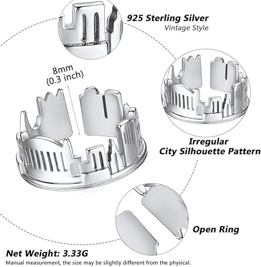 ONE: 925 Sterling Silver High Quality Ring