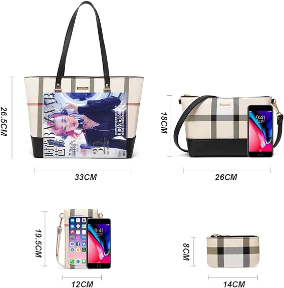 Women Fashion Handbag Tote Bag Shoulder Bag Top Handle Satchel Purse