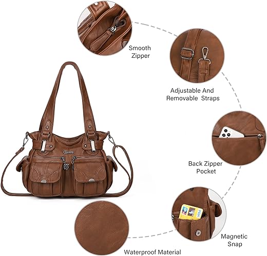Women Fashion Handbag Tote Bag Shoulder Bag Top Handle Satchel Purse