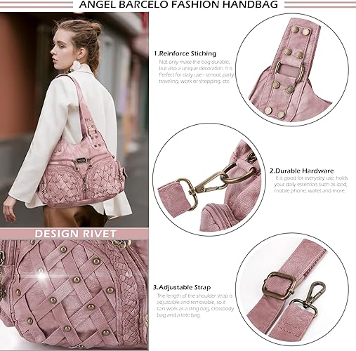 Women Fashion Handbag Tote Bag Shoulder Bag Top Handle Satchel Purse