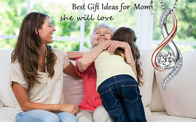 ONE: Love Heart Pendant Necklace Style Mom Infinity Love