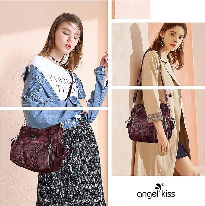Women Fashion Handbag Tote Bag Shoulder Bag Top Handle Satchel Purse