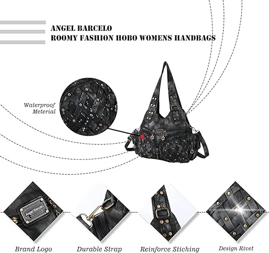 Women Fashion Handbag Tote Bag Shoulder Bag Top Handle Satchel Purse
