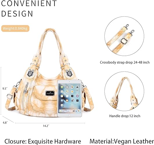 Women Fashion Handbag Tote Bag Shoulder Bag Top Handle Satchel Purse