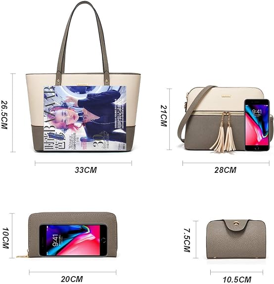 Women Fashion Handbag Tote Bag Shoulder Bag Top Handle Satchel Purse