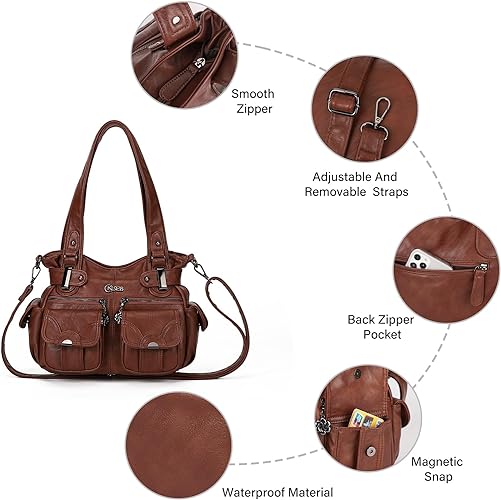 Women Fashion Handbag Tote Bag Shoulder Bag Top Handle Satchel Purse