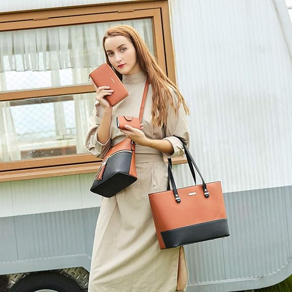 Women Fashion Handbag Tote Bag Shoulder Bag Top Handle Satchel Purse