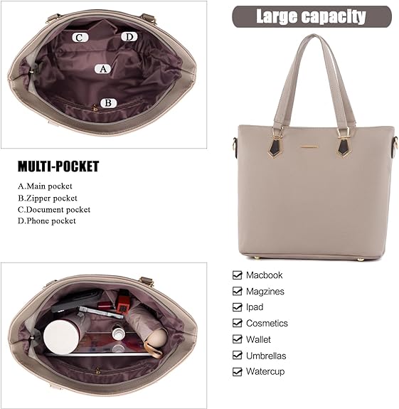 Women Fashion Handbag Tote Bag Shoulder Bag Top Handle Satchel Purse