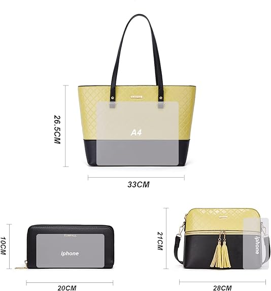 Women Fashion Handbag Tote Bag Shoulder Bag Top Handle Satchel Purse