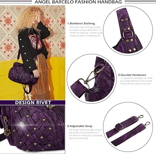 Women Fashion Handbag Tote Bag Shoulder Bag Top Handle Satchel Purse