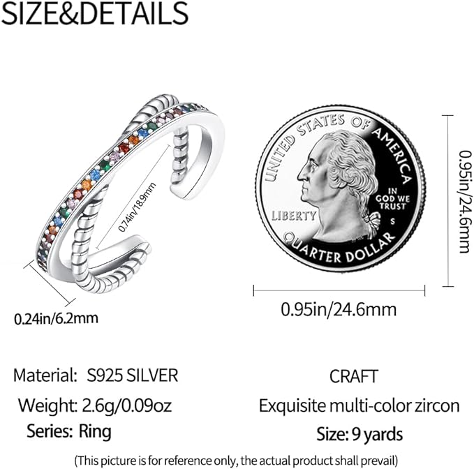 ONE: 925 Sterling Silver High Quality Ring