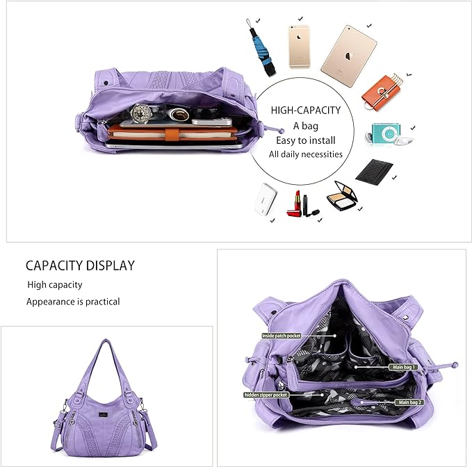 Women Fashion Handbag Tote Bag Shoulder Bag Top Handle Satchel Purse