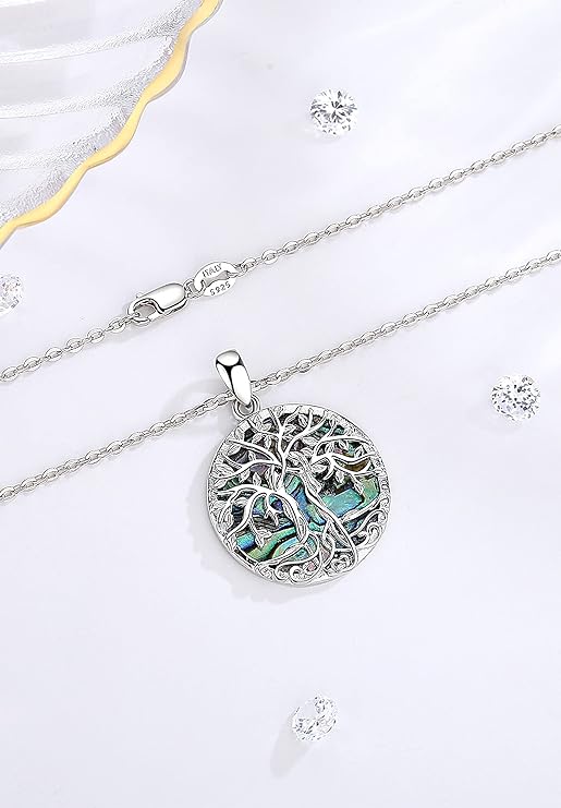 ONE :💎Sister Tree Pendant Necklace Fine Jewelry 💎