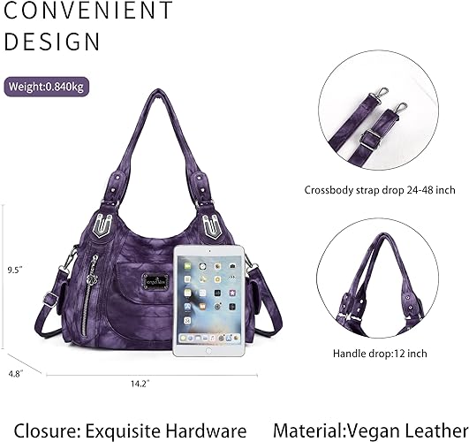 Women Fashion Handbag Tote Bag Shoulder Bag Top Handle Satchel Purse
