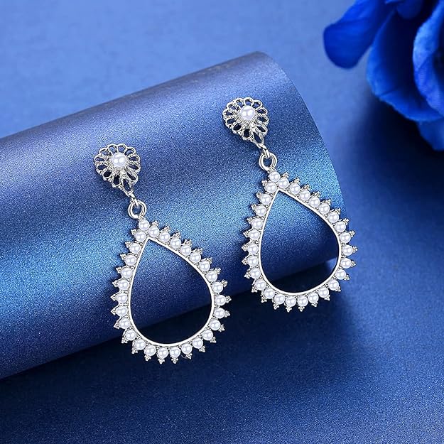 ONE PAIR: Crystal Multi Gold/Silver Rhinestone Chandelier Wedding Bridal Dangle Earrings