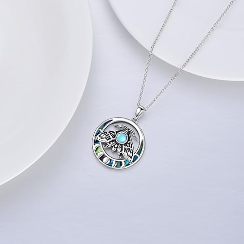 ONE :💎 Moonstone Abalone Shell Moth Pendant NECKLACE Fine Jewelry 💎
