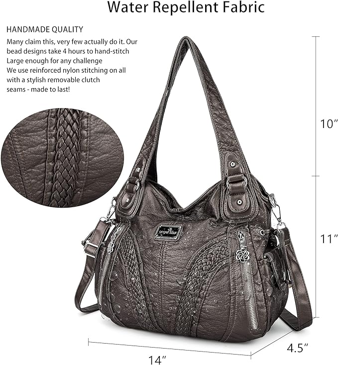 Women Fashion Handbag Tote Bag Shoulder Bag Top Handle Satchel Purse