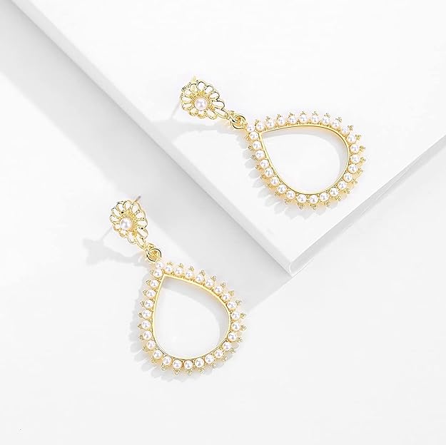 ONE PAIR: Crystal Multi Gold/Silver Rhinestone Chandelier Wedding Bridal Dangle Earrings