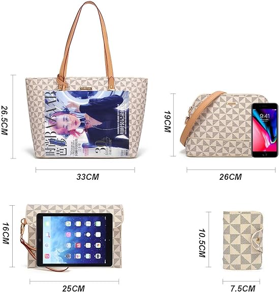 Women Fashion Handbag Tote Bag Shoulder Bag Top Handle Satchel Purse