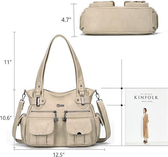 Women Fashion Handbag Tote Bag Shoulder Bag Top Handle Satchel Purse
