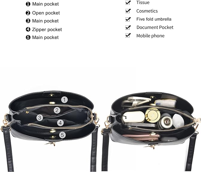 Women Fashion Handbag Tote Bag Shoulder Bag Top Handle Satchel Purse