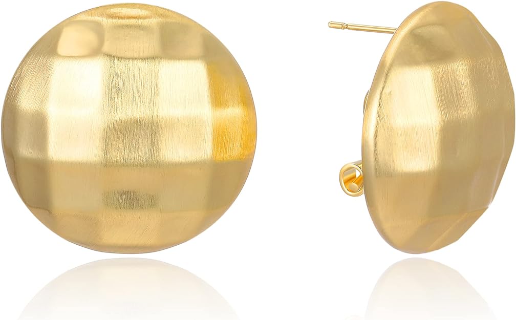 ONE PAIR:   Crystal Stud Multi Gold/Silver  Dangle Earrings