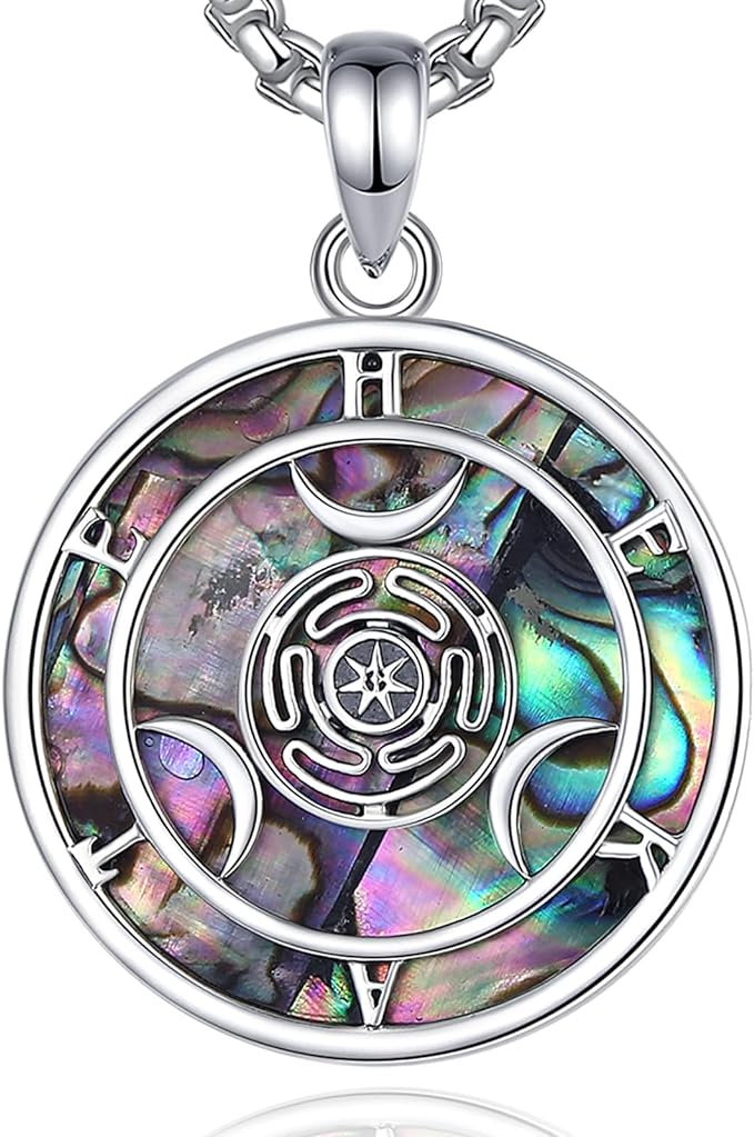 ONE :💎Hecate Wheel: Pendant Necklace Fine Jewelry 💎