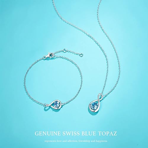 ONE: Birthstone Necklace Gifts For Women, Love Pendant Birthstone Jewelry 16+2 inch Silver Chain NOV