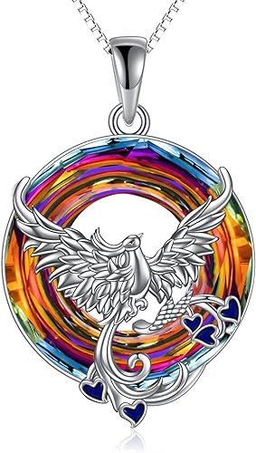 ONE :💎Style: Phoenix-Volcanic Crystal Pendant Necklace Fine Jewelry 💎