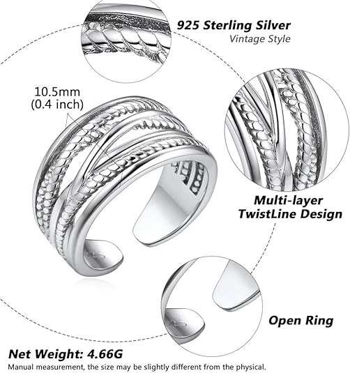 ONE: 925 Sterling Silver High Quality Ring