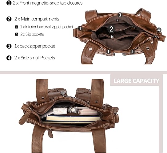 Women Fashion Handbag Tote Bag Shoulder Bag Top Handle Satchel Purse