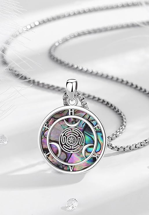 ONE :💎Hecate Wheel: Pendant Necklace Fine Jewelry 💎