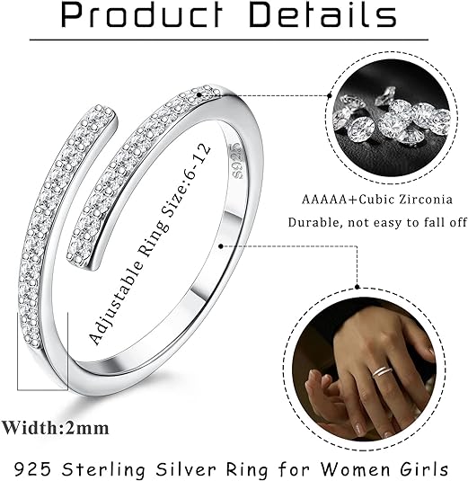 ONE: 925 Sterling Silver High Quality Ring