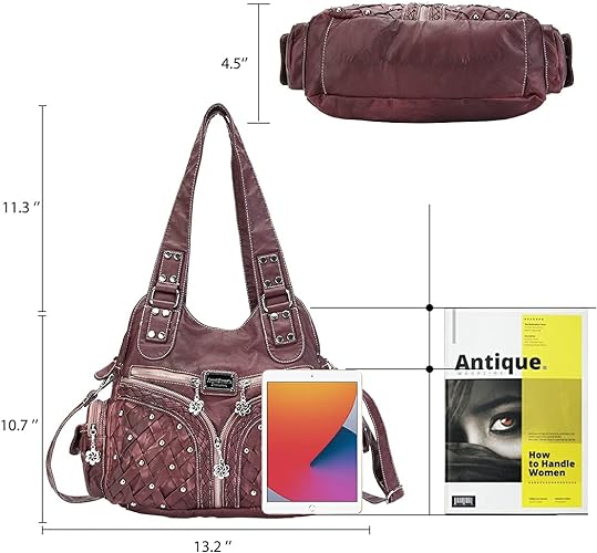 Women Fashion Handbag Tote Bag Shoulder Bag Top Handle Satchel Purse