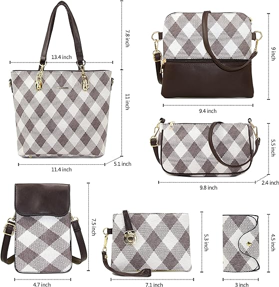 Women Fashion Handbag Tote Bag Shoulder Bag Top Handle Satchel Purse