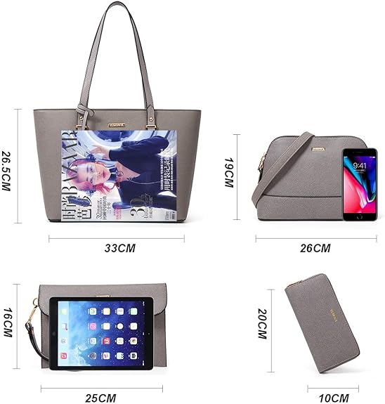 Women Fashion Handbag Tote Bag Shoulder Bag Top Handle Satchel Purse