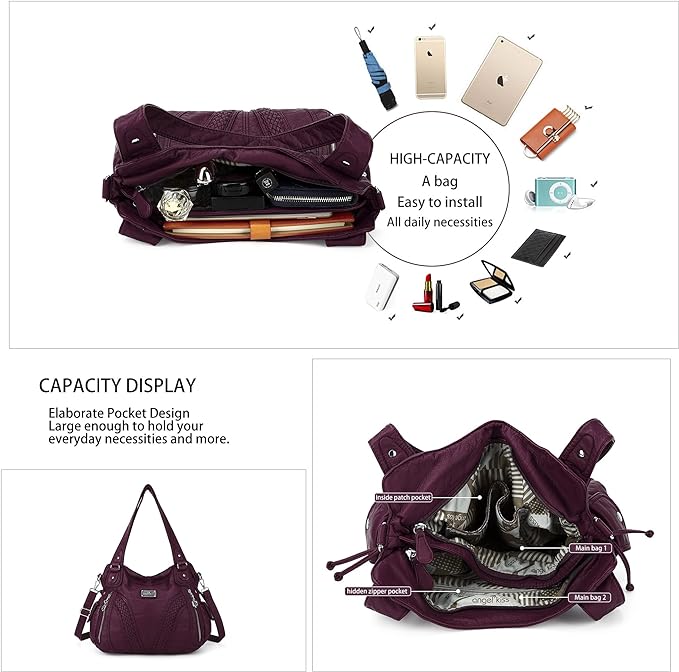Women Fashion Handbag Tote Bag Shoulder Bag Top Handle Satchel Purse