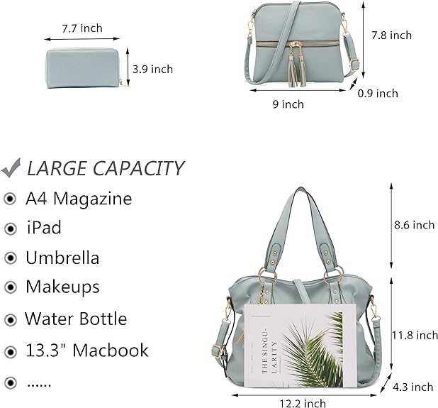 Women Fashion Handbag Tote Bag Shoulder Bag Top Handle Satchel Purse