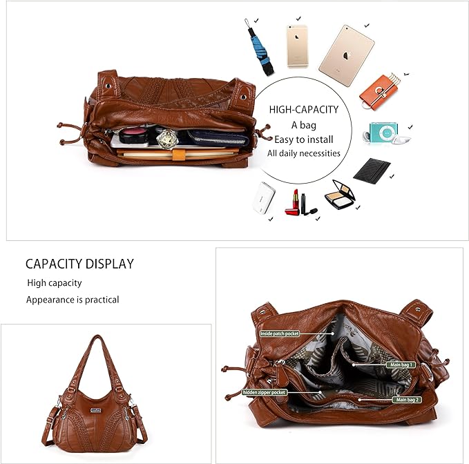 Women Fashion Handbag Tote Bag Shoulder Bag Top Handle Satchel Purse