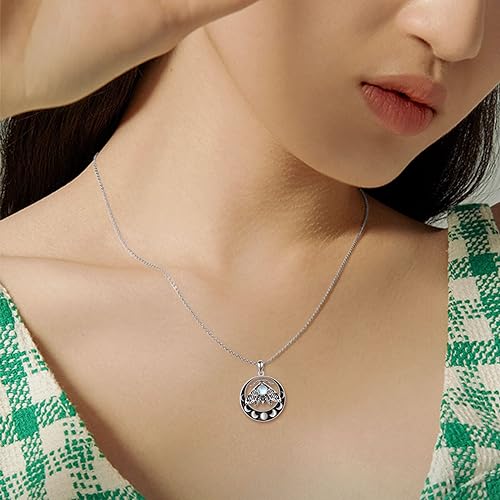 ONE :💎 Moonstone Moth Pendant NECKLACE Fine Jewelry 💎