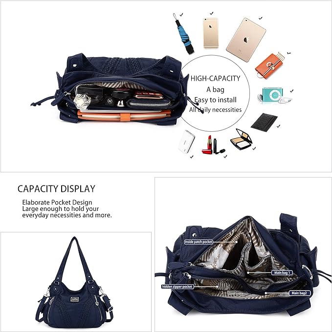 Women Fashion Handbag Tote Bag Shoulder Bag Top Handle Satchel Purse