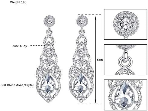 ONE PAIR: Rhinestone Crystal Flower Stud Earrings for Women