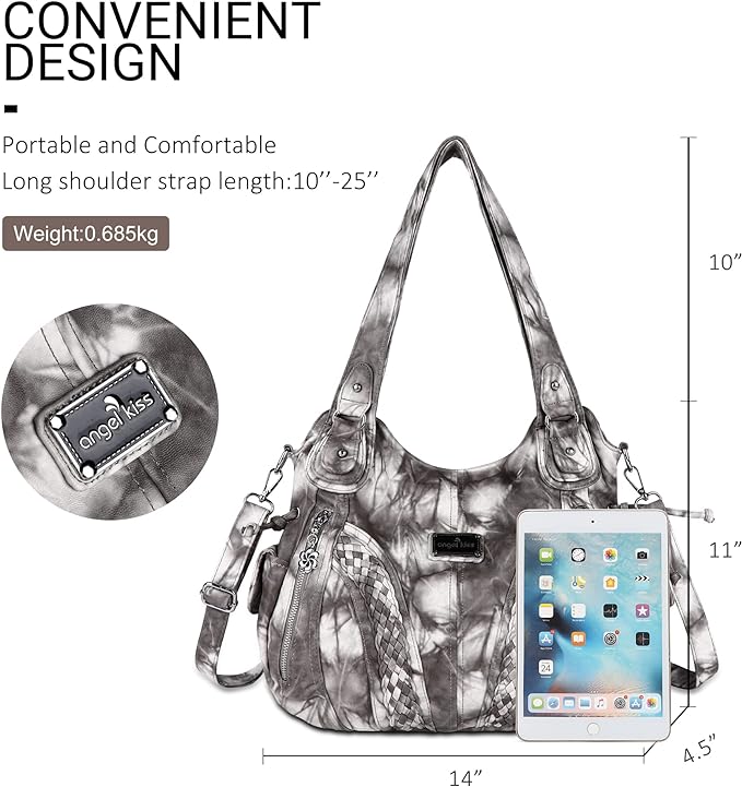 Women Fashion Handbag Tote Bag Shoulder Bag Top Handle Satchel Purse