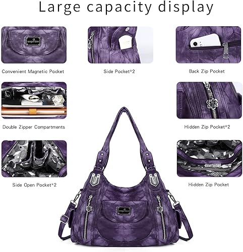 Women Fashion Handbag Tote Bag Shoulder Bag Top Handle Satchel Purse